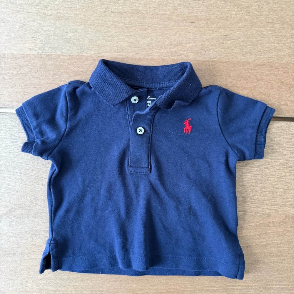 Ralph Lauren Baby Polo in Navy with Red Pony Logo